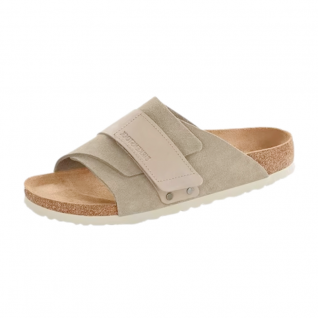 Cow Suede Cork Footbed Slip-on Women Shoes