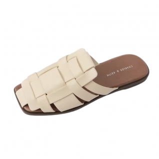 Genuine Leather Woven Upper Comfortable Sandales Women Shoes