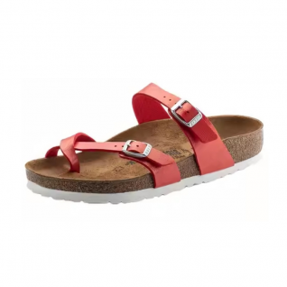 PU Strap Cork Insole Slip-on Sandal Women Shoes