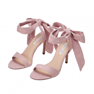Exaggerated Ankle Bow Strap High Heel Sandals Women's Shoes