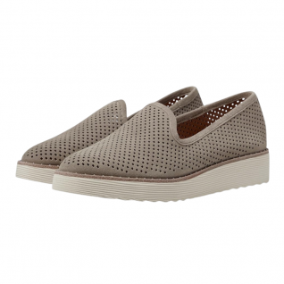 Perforated Venetian Loafers Women's Casual Shoes