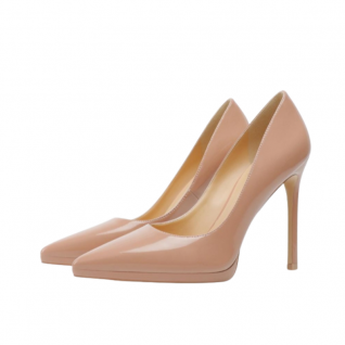 Pointed Toe Stiletto Heels Slip-on Pumps Elegant Dress Women's Shoes