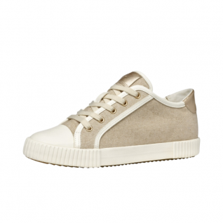 Retro Style Lace-up Canvas Sneakers Women's Skateboard Shoes