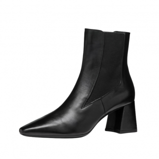 Block Mid Heel Chic Pointed Toe Boots Women's Shoes