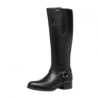 Harness Strap Detail Riding High Boots Women's Shoes