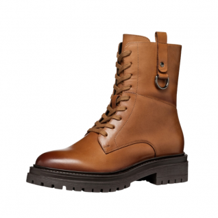Lace-up Inside Zipper Easy Fitting Martin Boots Women's Shoes