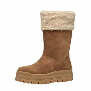 Mid-calf Sporty Winter Boots Women's Shoes with Embroidery Detail