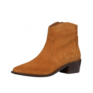 Modern Western Style Soft Suede Ankle Boots Women's Shoes