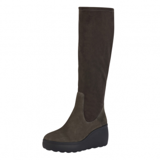 Stretching Wedge High Boots Comfortable Women's Shoes